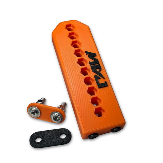 "STREAK" - TAIL SCRAPER (Orange/Black)
