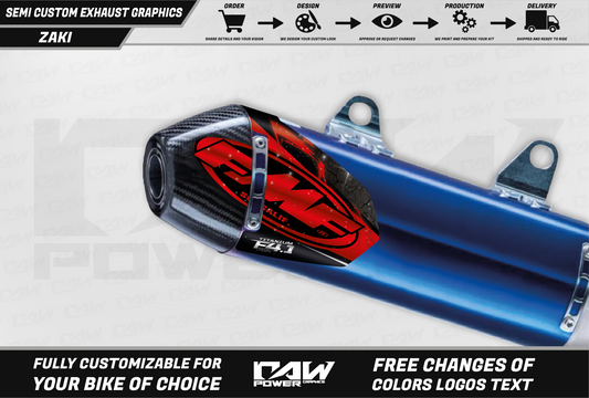 ZAKI - EXHAUST GRAPHICS