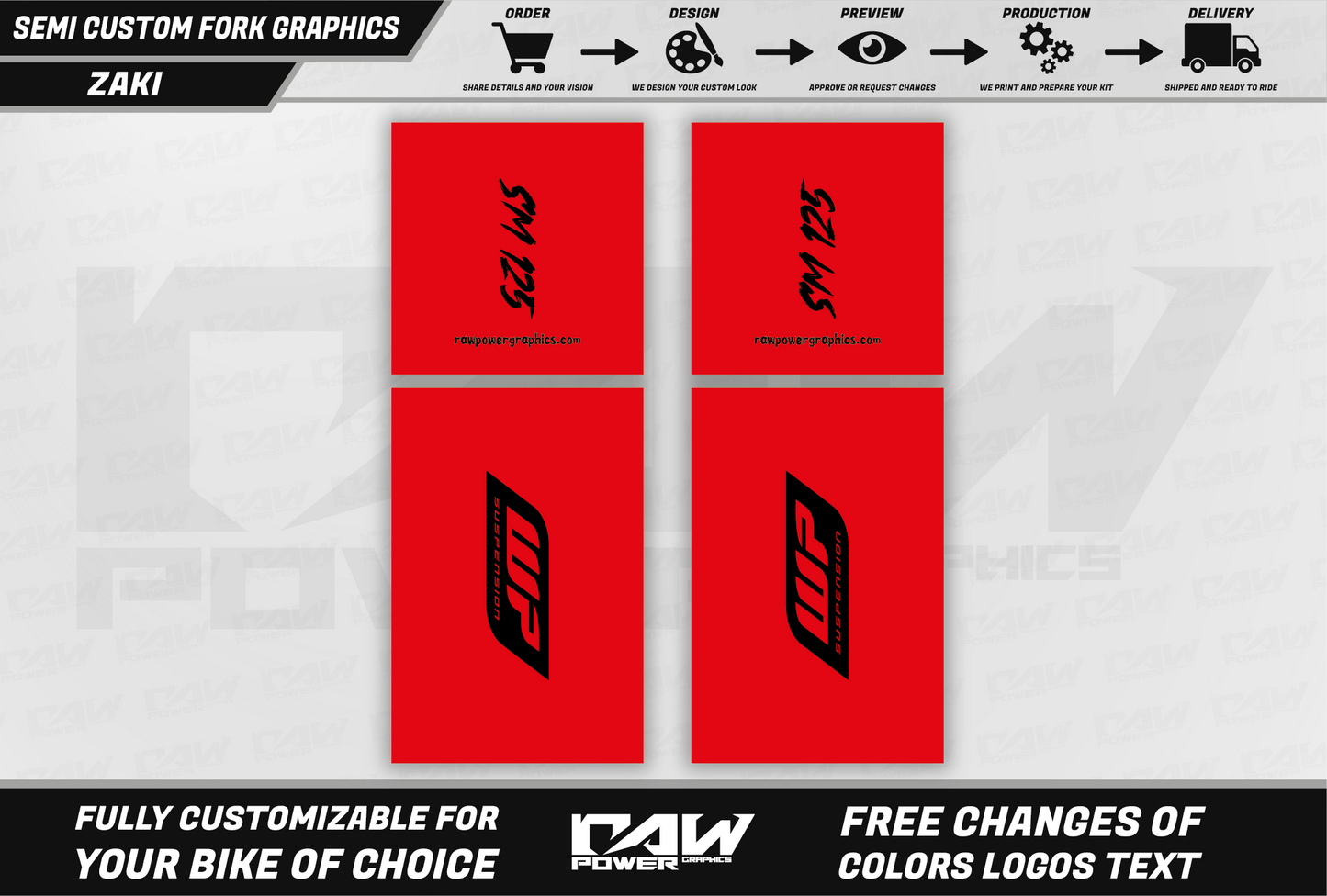 ZAKI - Fork graphics kit