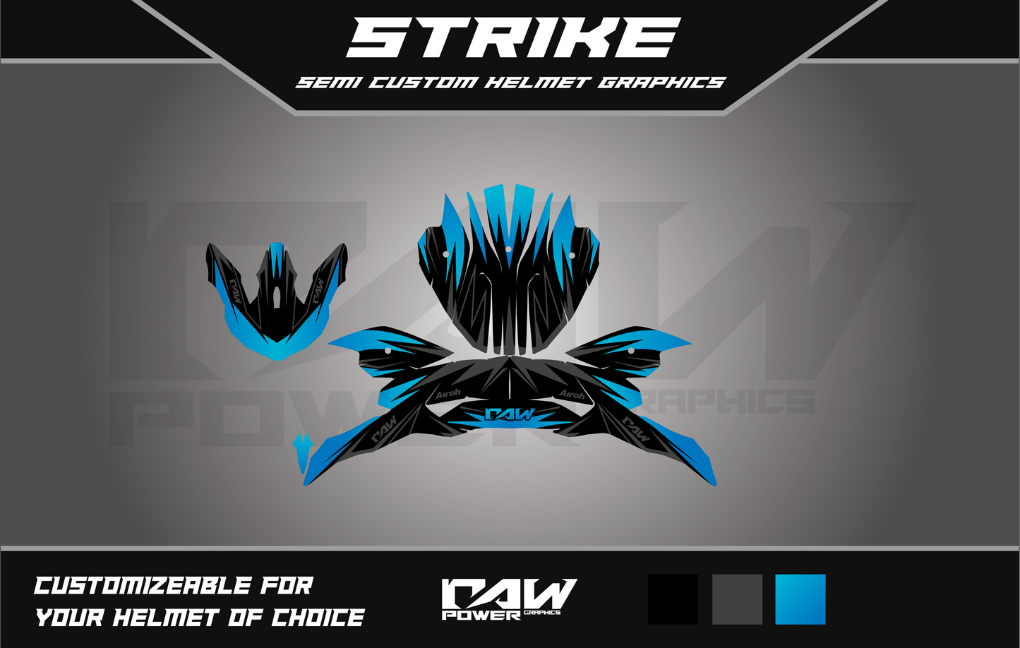 STRIKE - Semi-custom helmet graphics