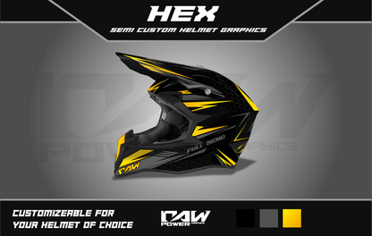 HEX - Semi-custom helmet graphics