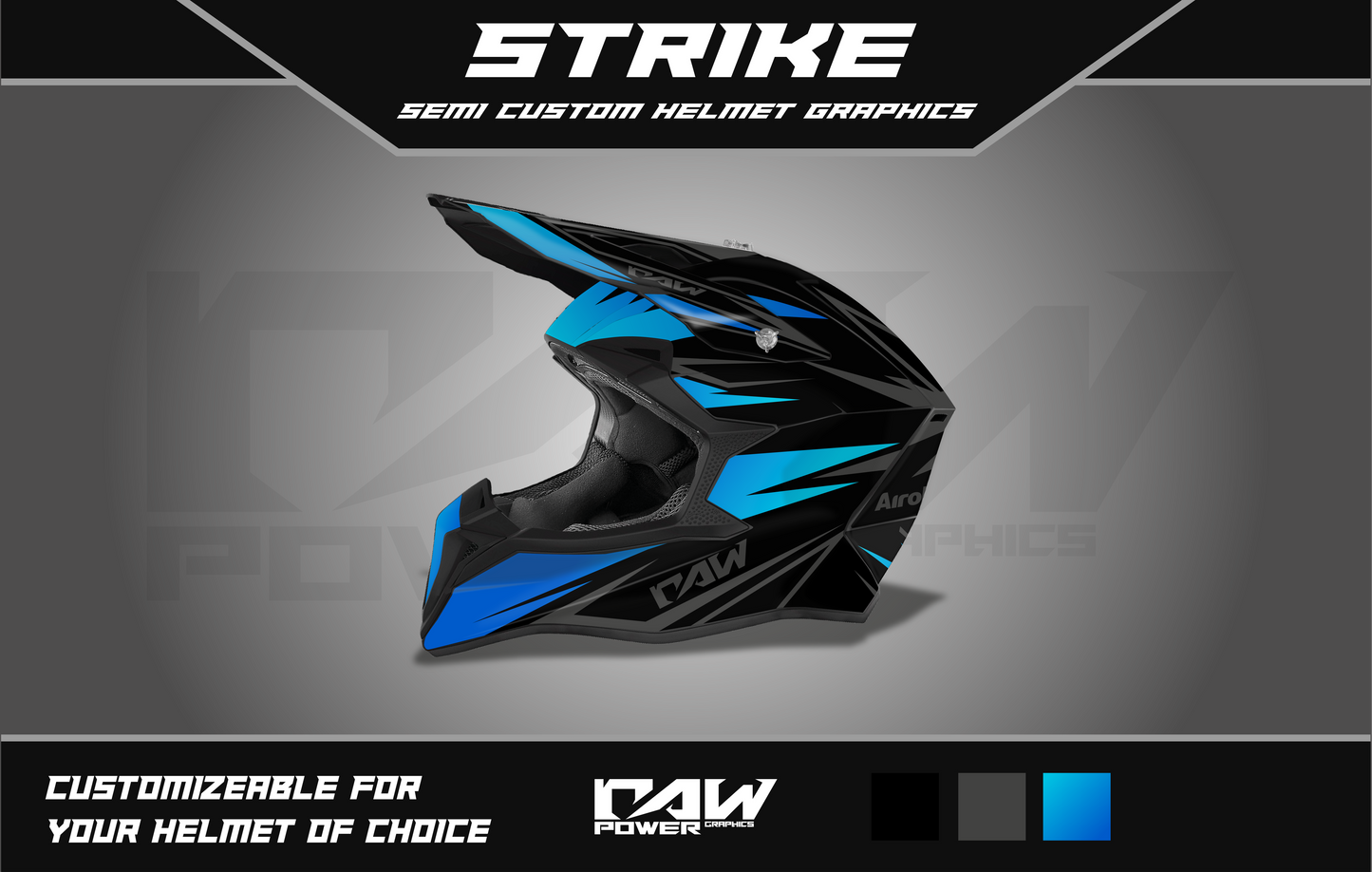 STRIKE - Semi-custom helmet graphics