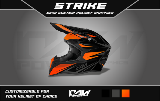 STRIKE - Semi-custom helmet graphics