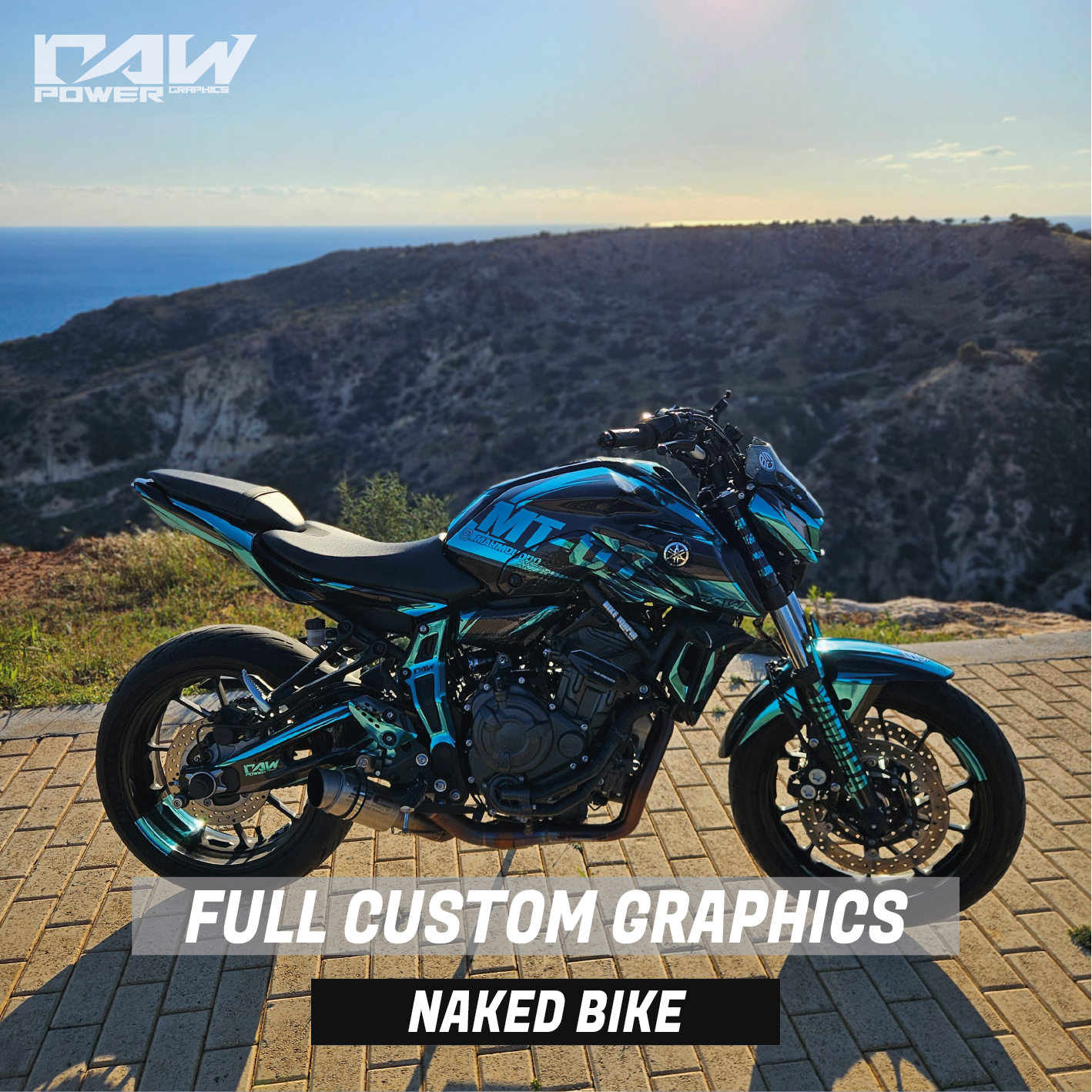 FULL CUSTOM NAKED BIKE GRAPHICS KIT