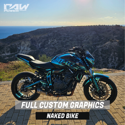 FULL CUSTOM NAKED BIKE GRAPHICS KIT