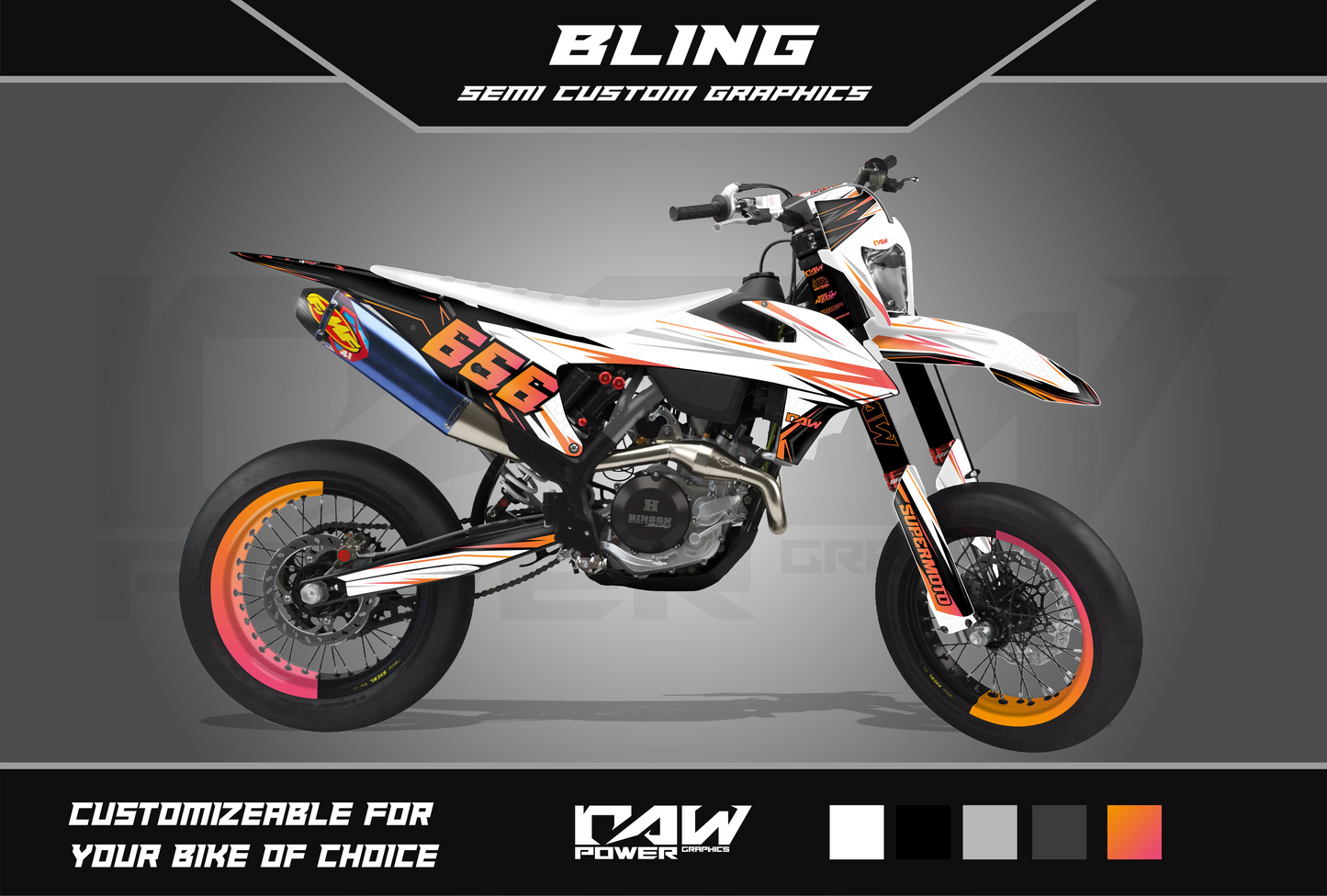 BLING - Semi-custom graphics kit