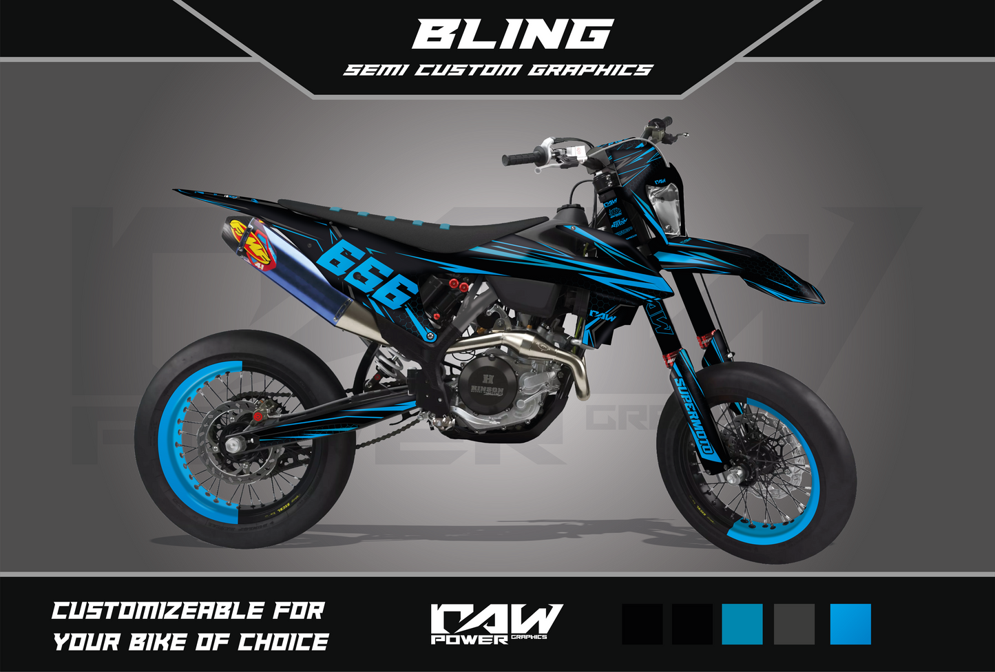 BLING - Semi-custom graphics kit