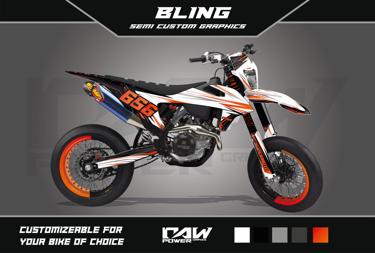 BLING - Semi-custom graphics kit