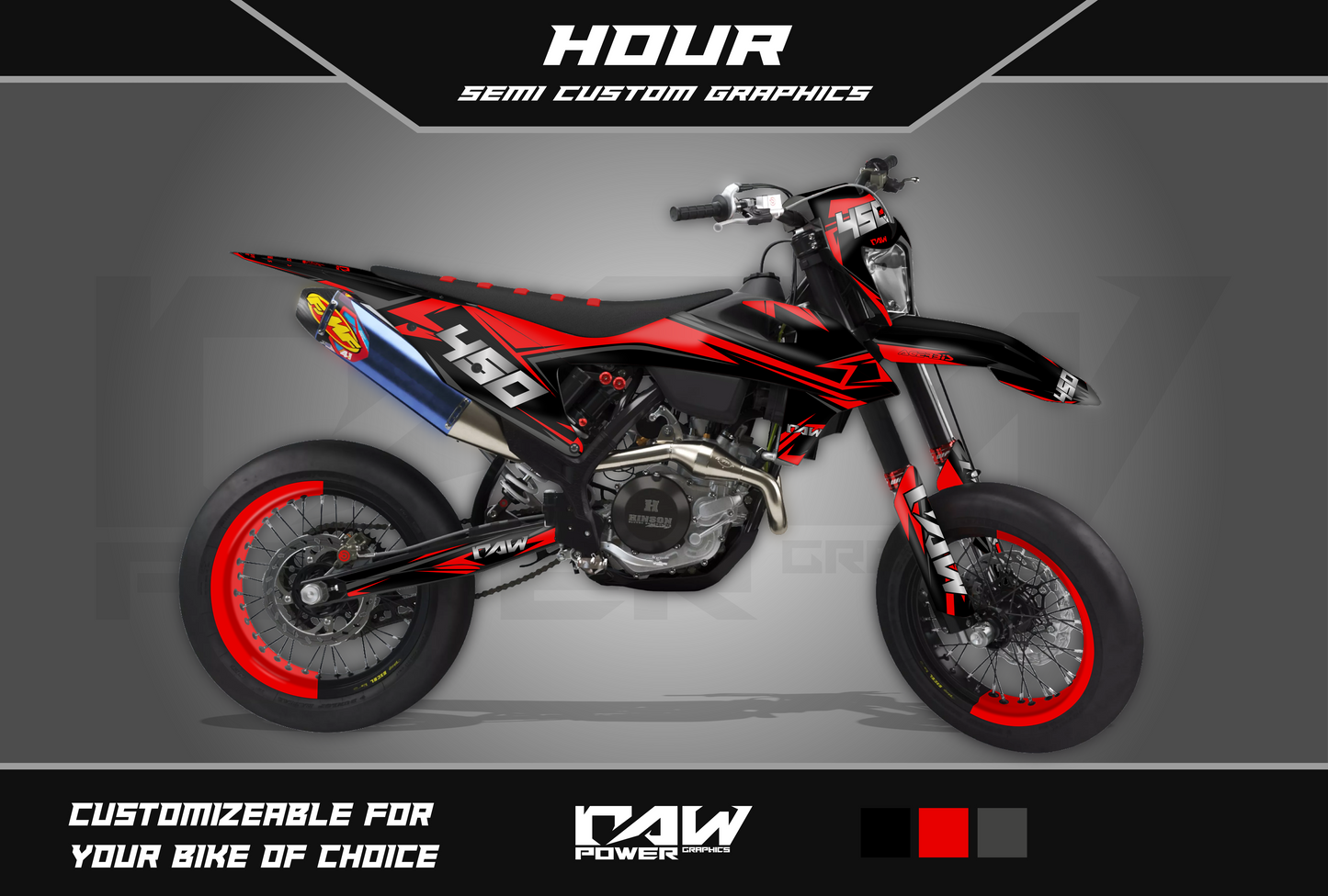 HOUR - Semi-custom graphics kit