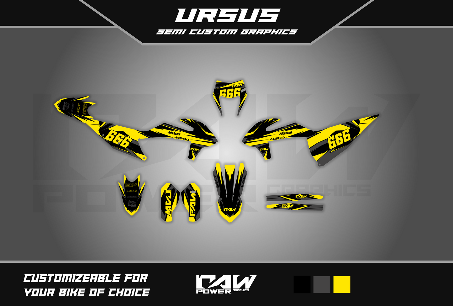 URSUS - Semi-custom graphics kit