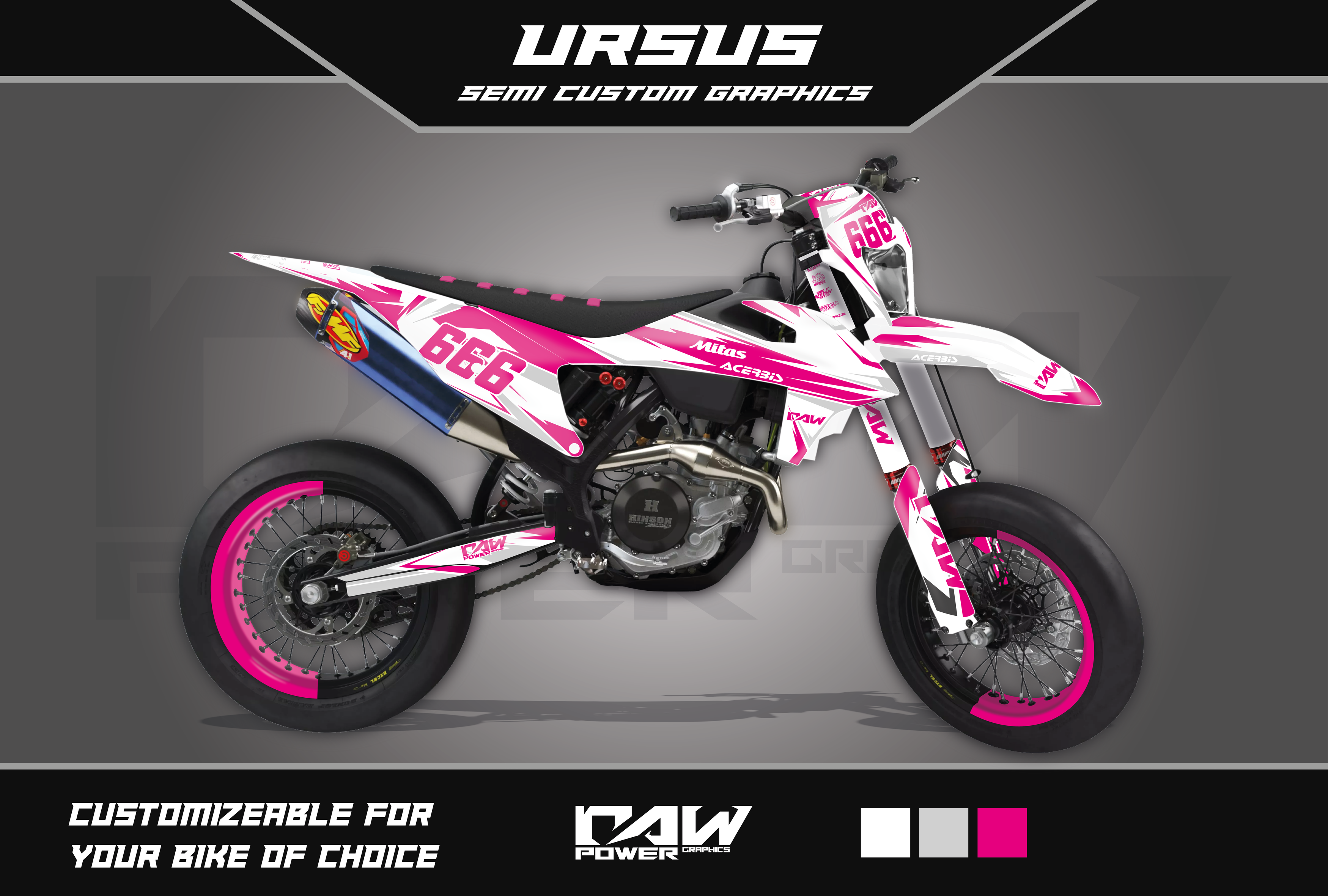 URSUS - Semi-custom graphics kit – raw power graphics