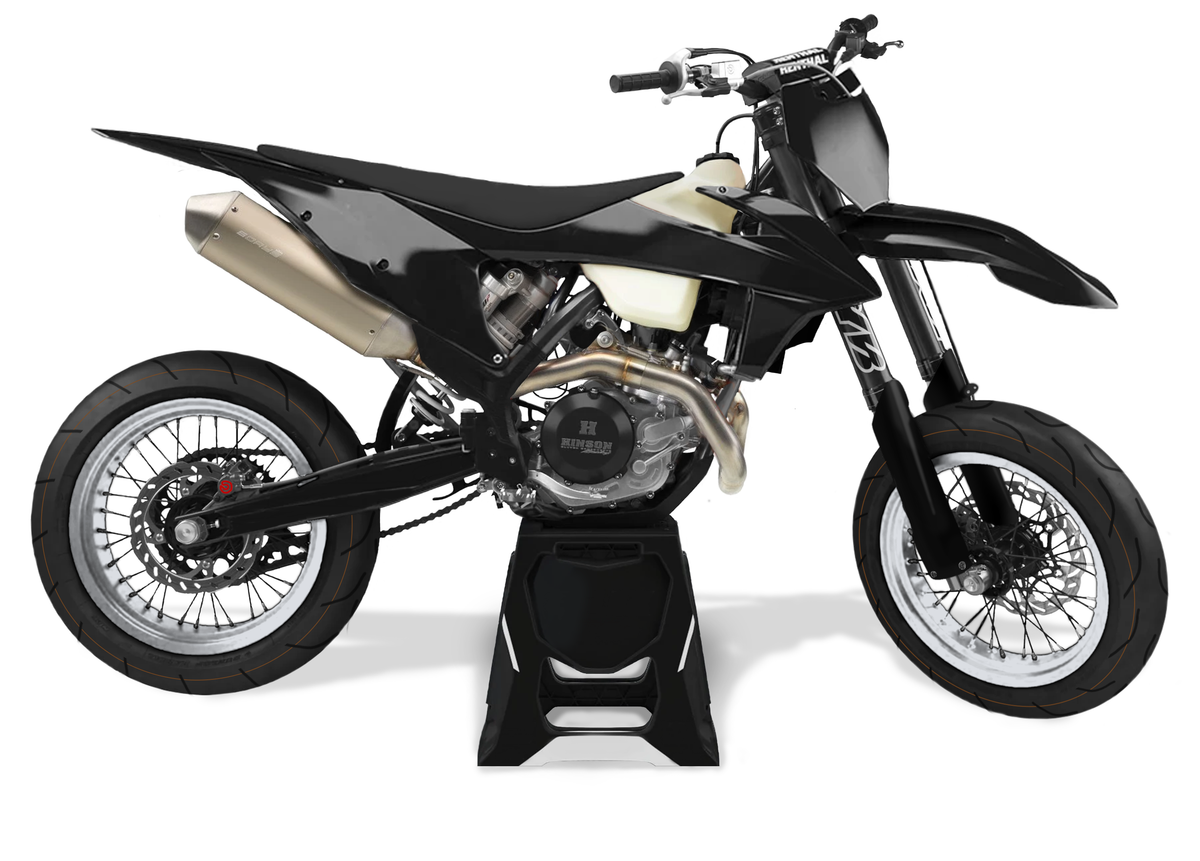 Motorcycle with custom graphics