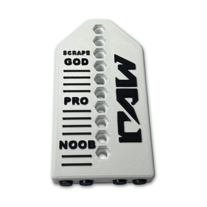 "BIG BOY" - TAIL SCRAPER (White/Black)