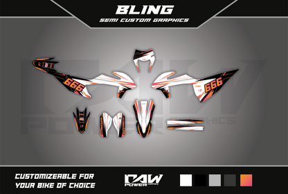 BLING - Semi-custom graphics kit