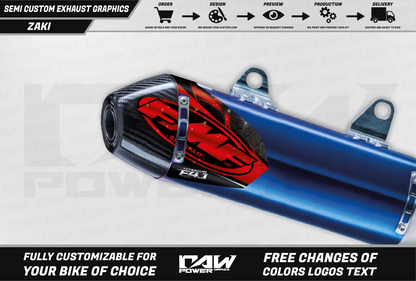ZAKI - EXHAUST GRAPHICS