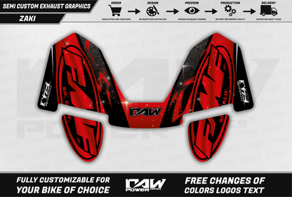 ZAKI - EXHAUST GRAPHICS