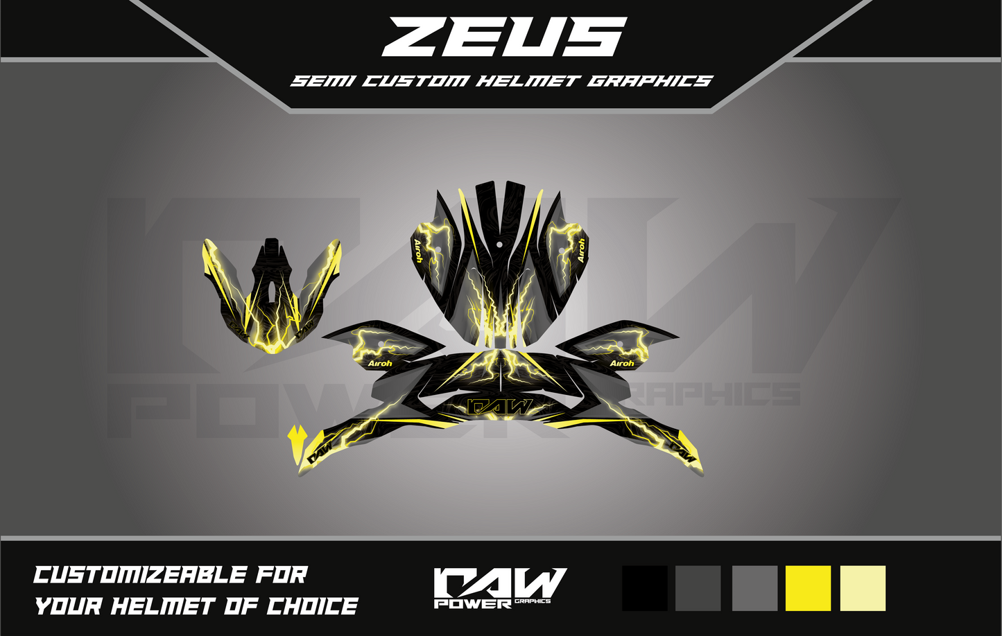 ZEUS - Semi-custom helmet graphics